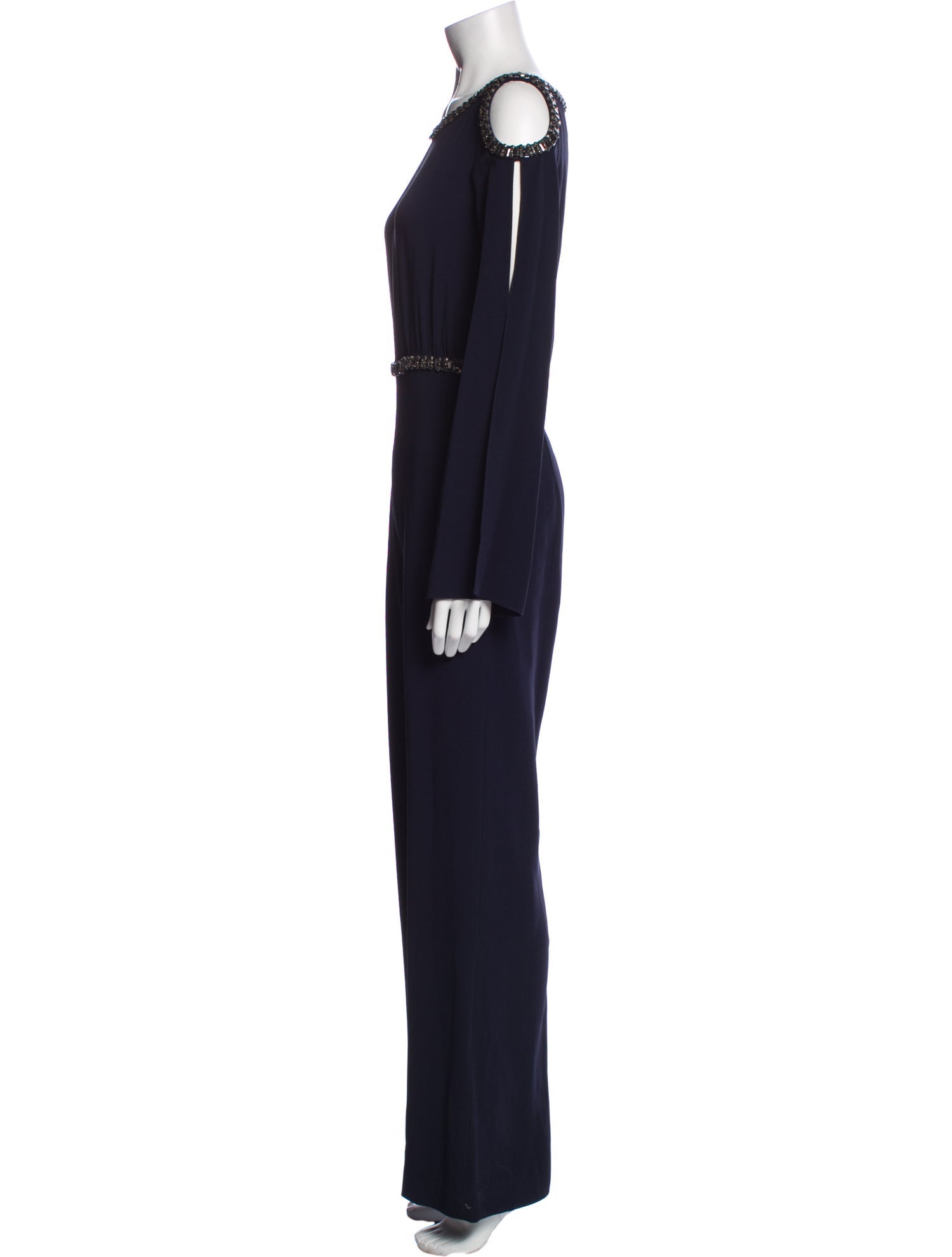 Jenny Packham Scoop Neck Jumpsuit